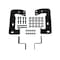 Westin Automotive (1 BOX)01-10 RANGER EDGE 1PC BLACK SPORTSMAN GRILLE GUARD 40-0885 - alternate 3